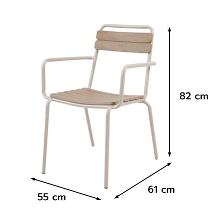 ชุดสนาม 2 ที่นั่ง SPRING LYRA สีเบจ_4