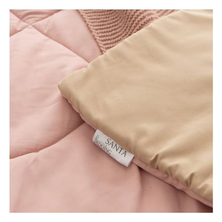 ผ้านวม SANTA BEDDING 100x90 นิ้ว สี BROWN/PINK_1