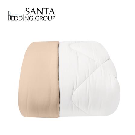 ผ้านวม SANTA BEDDING 70x90 นิ้ว สี BROWN/WHITE_0