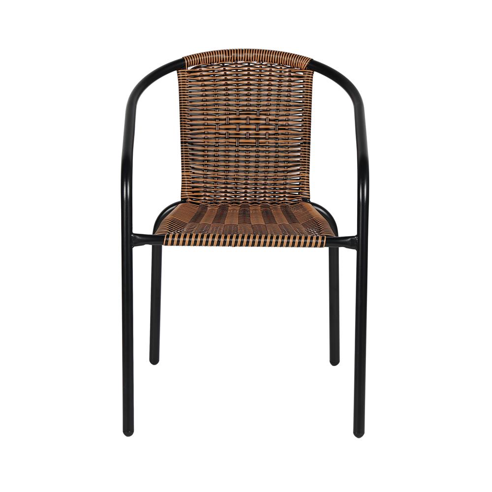 เก้าอี้หวายเทียม SPRING COLA สีดำ/น้ำตาล