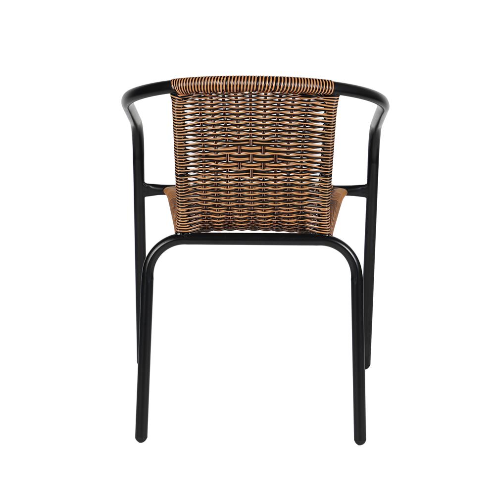 เก้าอี้หวายเทียม SPRING COLA สีดำ/น้ำตาล