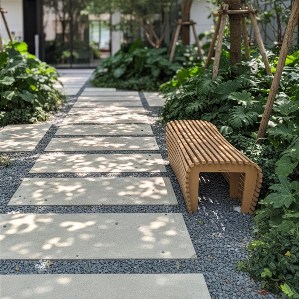 ม้านั่ง BUA DESIGN GOMUS สีธรรมชาติ