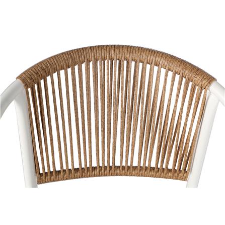 เก้าอี้หวายเทียม SPRING CLOUDY สีขาว/น้ำตาล_2