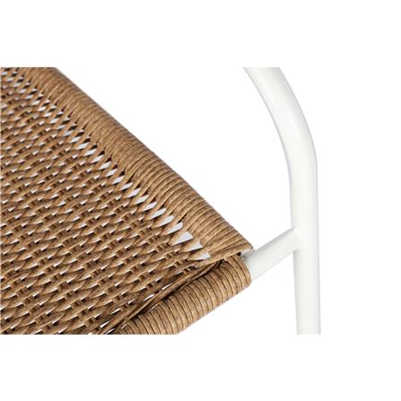 เก้าอี้หวายเทียม SPRING CLOUDY สีขาว/น้ำตาล_3