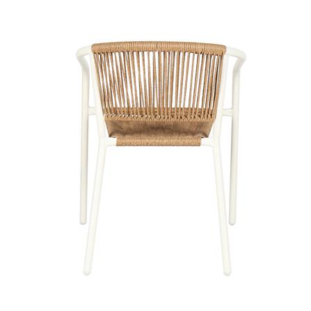 เก้าอี้หวายเทียม SPRING CLOUDY สีขาว/น้ำตาล_5