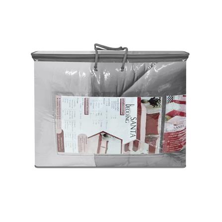 ผ้านวม SANTA BEDDING 100x90 นิ้ว สี LIGHT GREY/DARK GREY_2