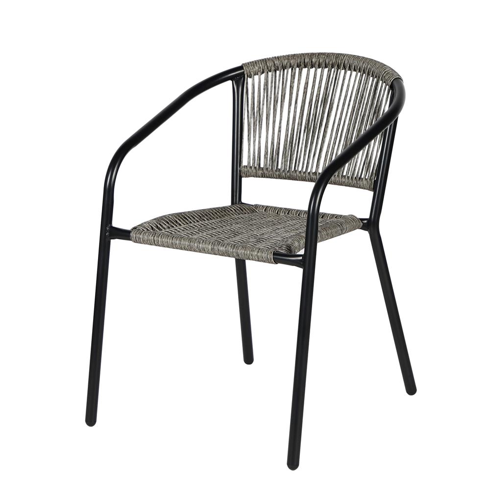 เก้าอี้หวายเทียม SPRING CODY สีดำ/น้ำตาล