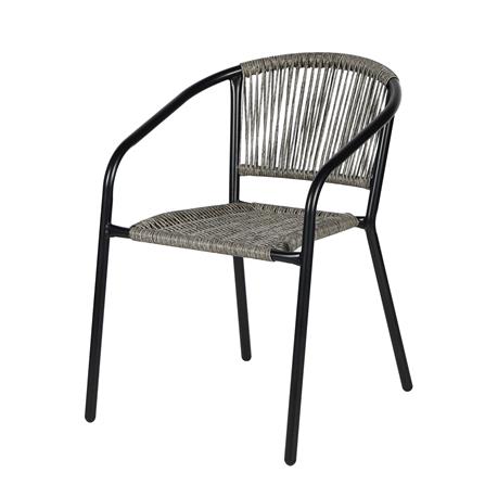 เก้าอี้หวายเทียม SPRING CODY สีดำ/น้ำตาล