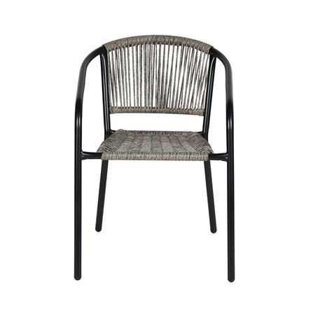 เก้าอี้หวายเทียม SPRING CODY สีดำ/น้ำตาล_1