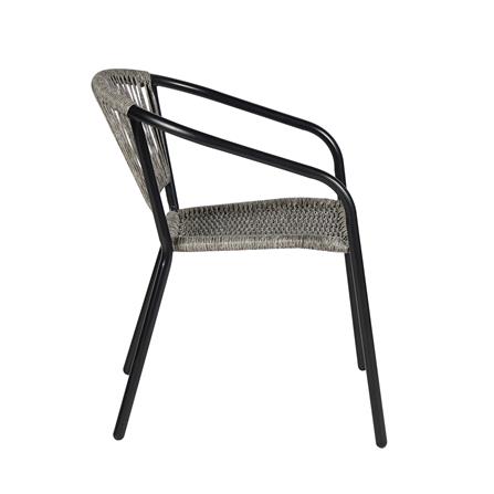 เก้าอี้หวายเทียม SPRING CODY สีดำ/น้ำตาล_2