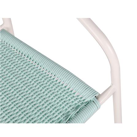 เก้าอี้หวายเทียม SPRING CLOUDY สีขาว/เขียว_3