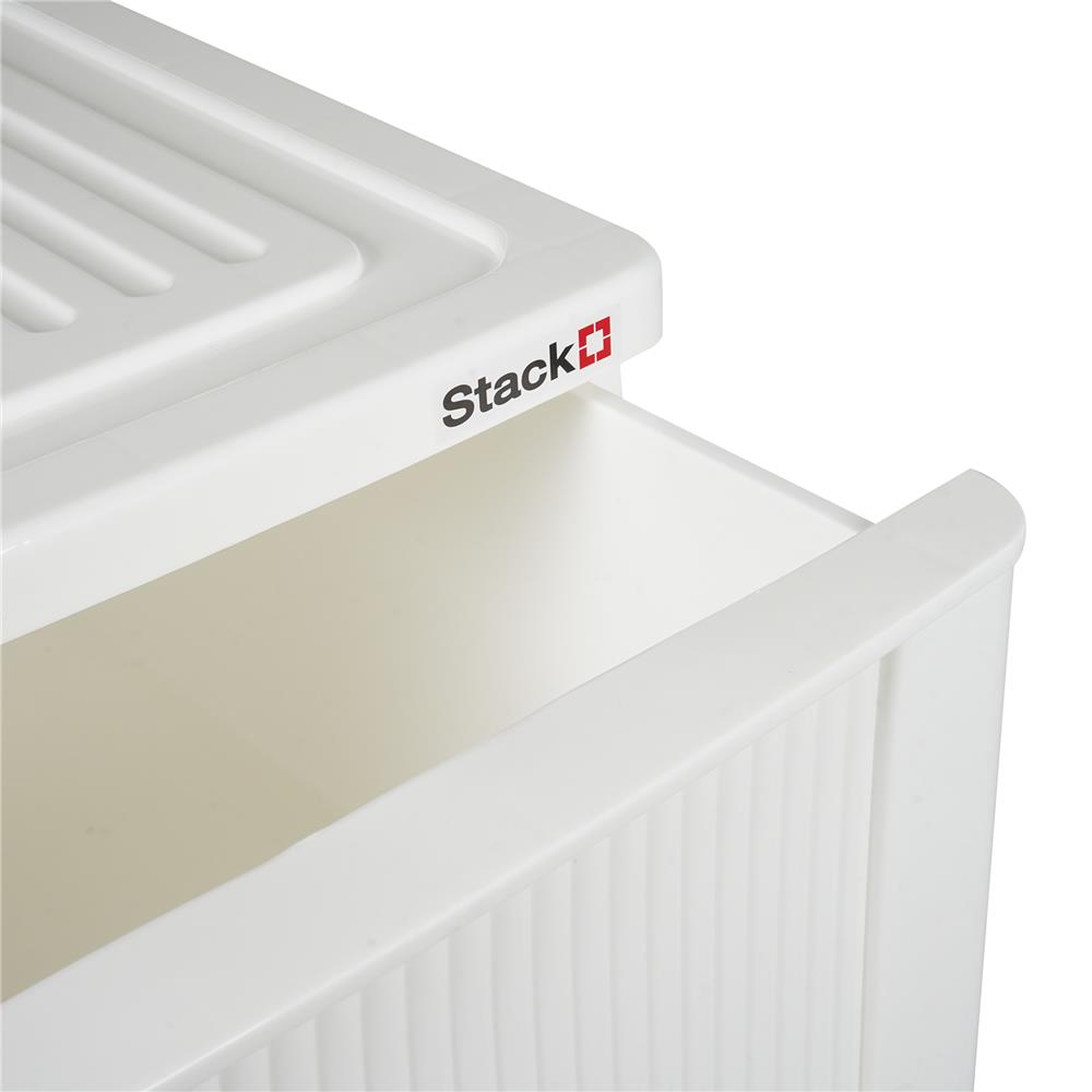 ตู้ลิ้นชัก 4 ชั้น STACKO HARU 41.8x50.9x101.7 ซม. สีขาว