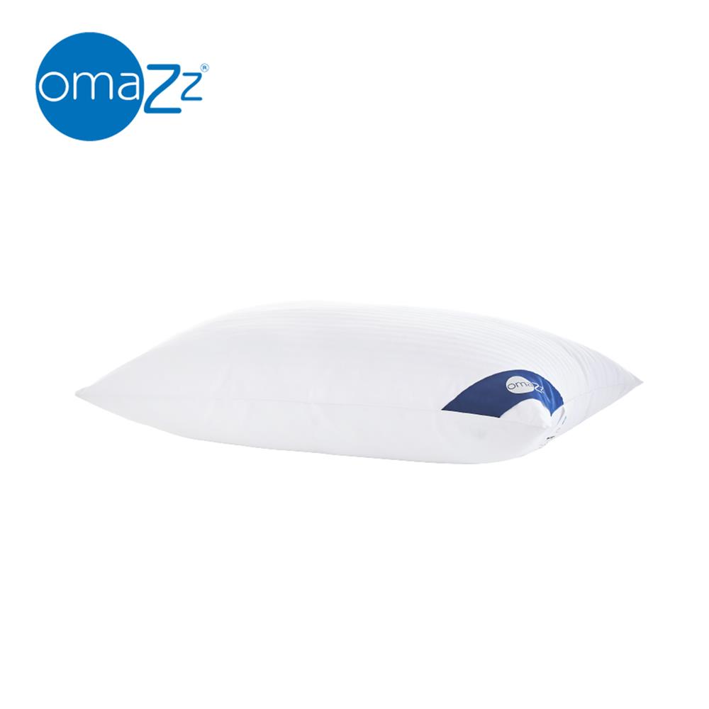หมอนหนุน ไมโครไฟเบอร์ OMAZZ LOFTY S25 20x30 นิ้ว สีขาว