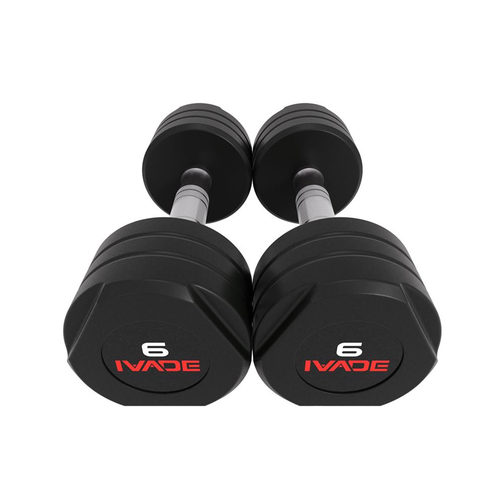 ดัมเบล STUDIO หุ้มยาง IVADE 6 กก. (แพ็ก 2 ชิ้น)