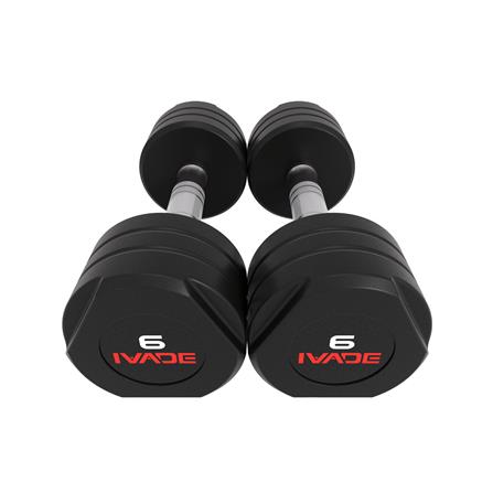 ดัมเบล STUDIO หุ้มยาง IVADE 6 กก. (แพ็ก 2 ชิ้น)_2