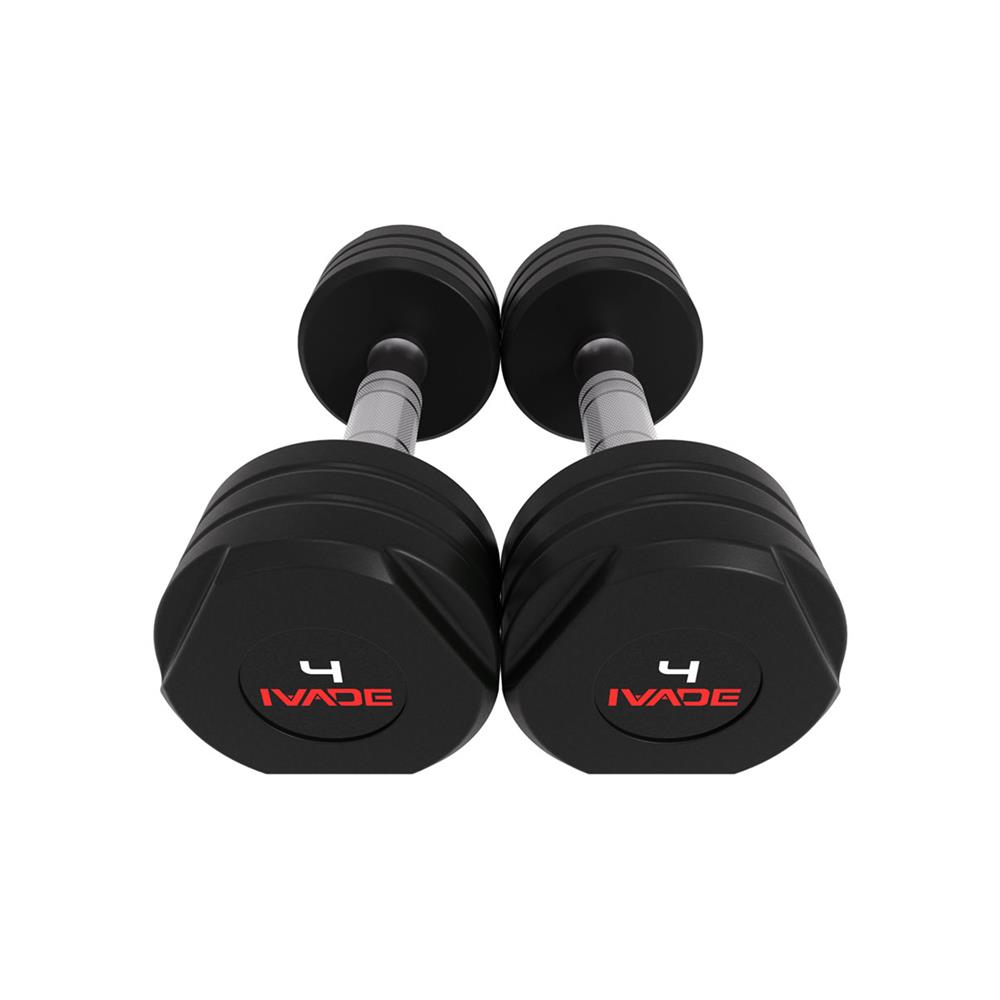 ดัมเบล STUDIO หุ้มยาง IVADE 4 กก. (แพ็ก 2 ชิ้น)