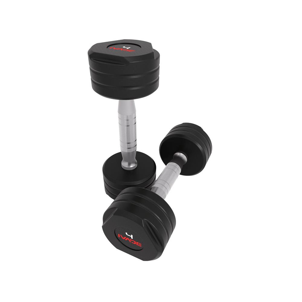 ดัมเบล STUDIO หุ้มยาง IVADE 4 กก. (แพ็ก 2 ชิ้น)