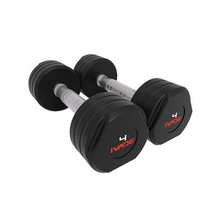 ดัมเบล STUDIO หุ้มยาง IVADE 4 กก. (แพ็ก 2 ชิ้น)_0