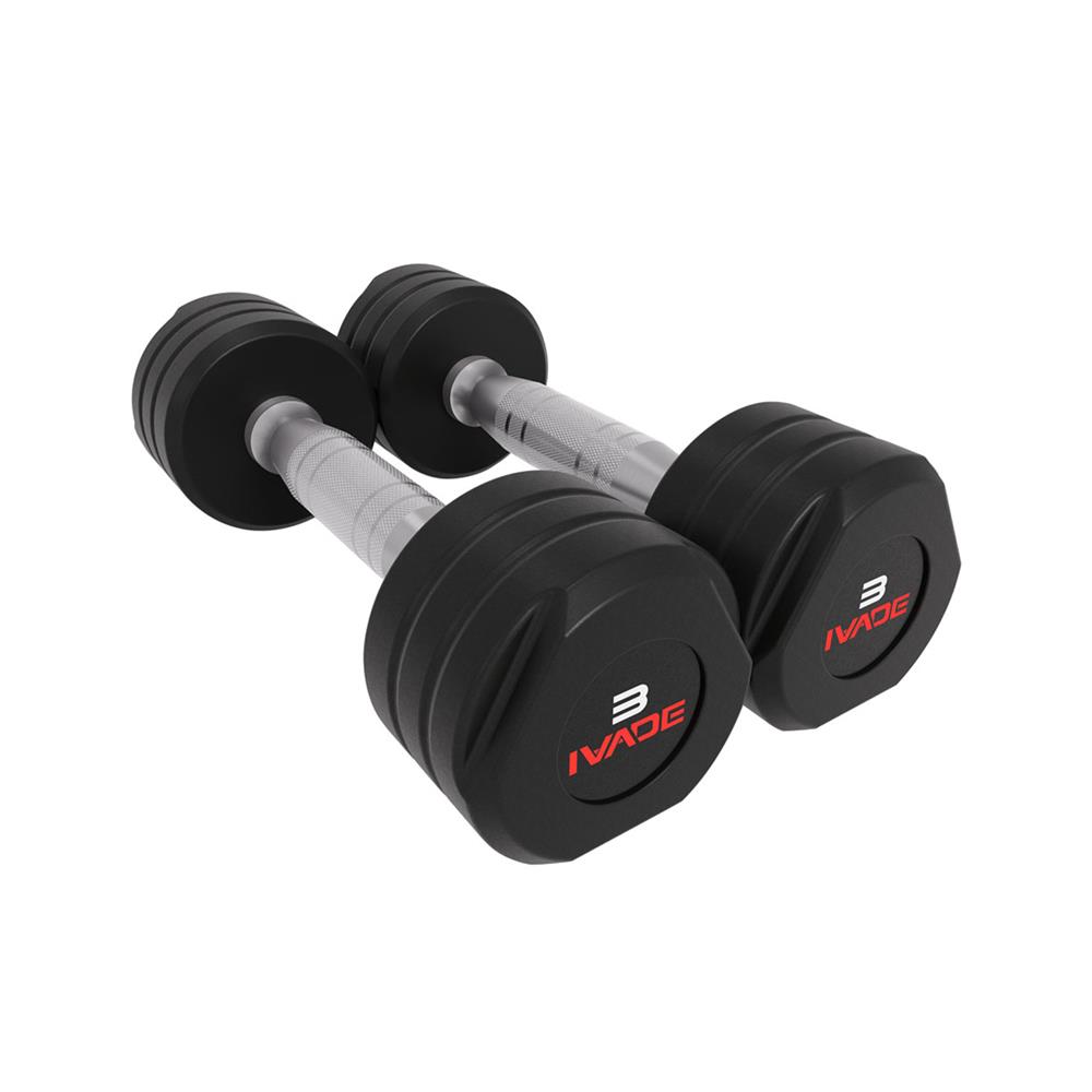 ดัมเบล STUDIO หุ้มยาง IVADE 3 กก. (แพ็ก 2 ชิ้น)