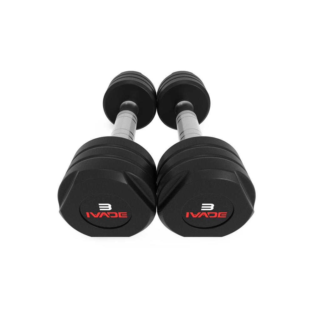 ดัมเบล STUDIO หุ้มยาง IVADE 3 กก. (แพ็ก 2 ชิ้น)