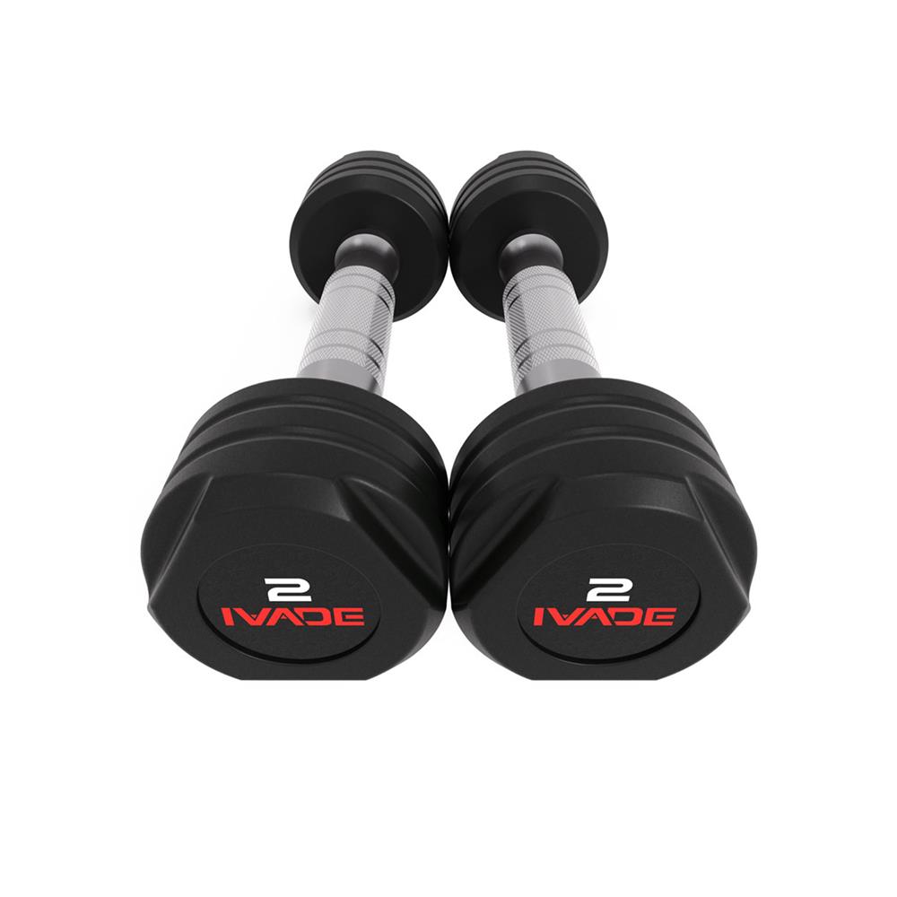 ดัมเบล STUDIO หุ้มยาง IVADE 2 กก. (แพ็ก 2 ชิ้น)