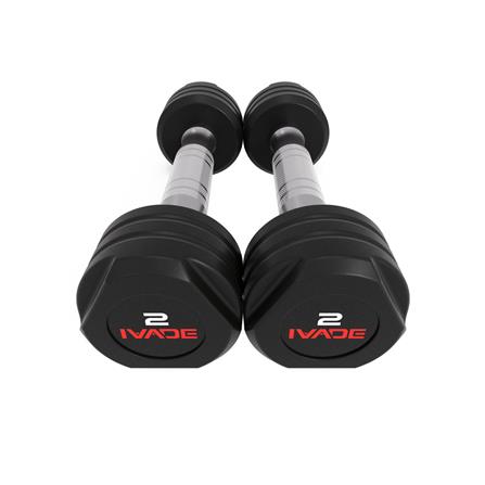 ดัมเบล STUDIO หุ้มยาง IVADE 2 กก. (แพ็ก 2 ชิ้น)_2