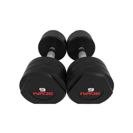 ดัมเบล STUDIO หุ้มยาง IVADE 9 กก. (แพ็ก 2 ชิ้น)_2