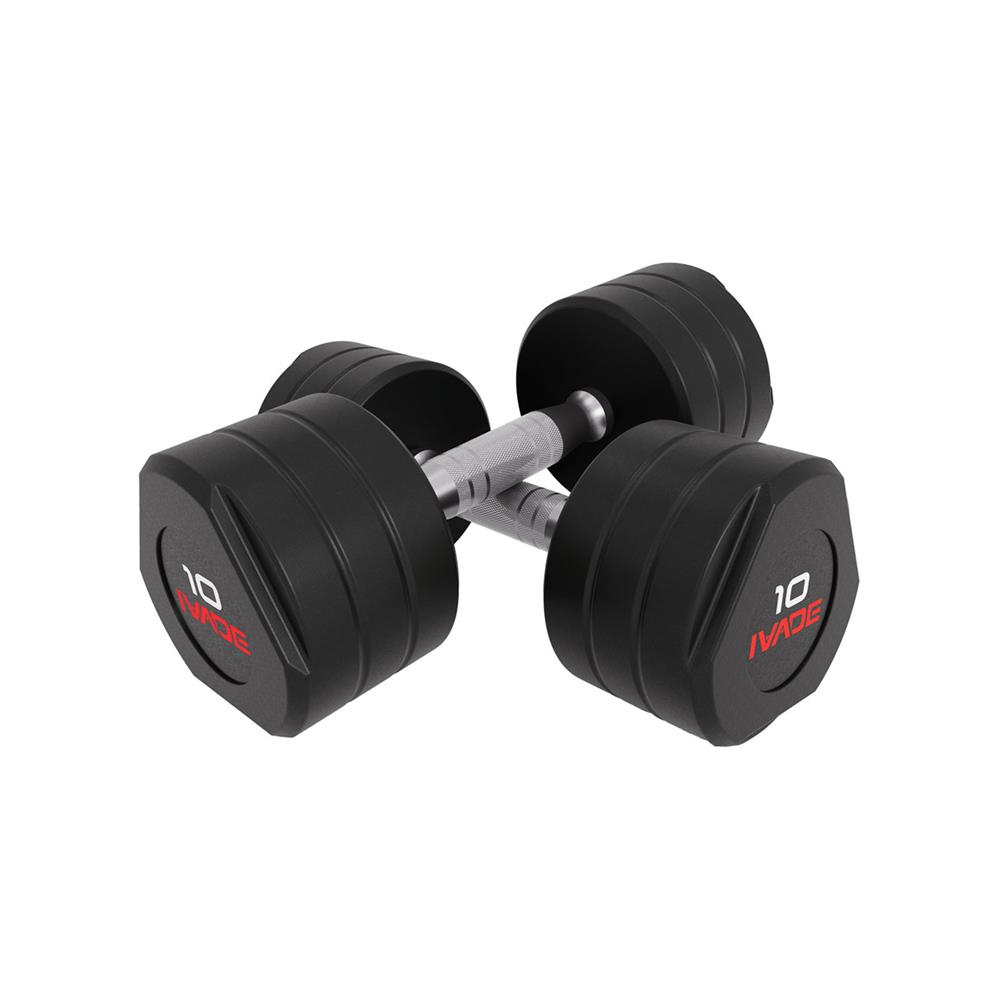 ดัมเบล STUDIO หุ้มยาง IVADE 10 กก. (แพ็ก 2 ชิ้น)