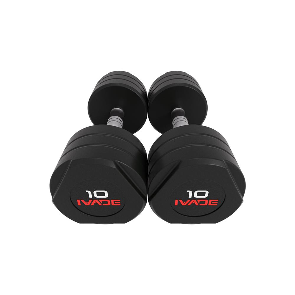 ดัมเบล STUDIO หุ้มยาง IVADE 10 กก. (แพ็ก 2 ชิ้น)