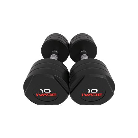 ดัมเบล STUDIO หุ้มยาง IVADE 10 กก. (แพ็ก 2 ชิ้น)_2