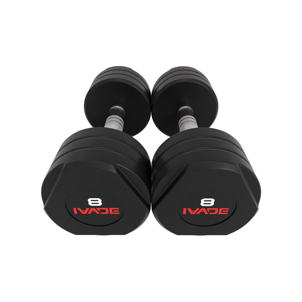 ดัมเบล STUDIO หุ้มยาง IVADE 8 กก. (แพ็ก 2 ชิ้น)