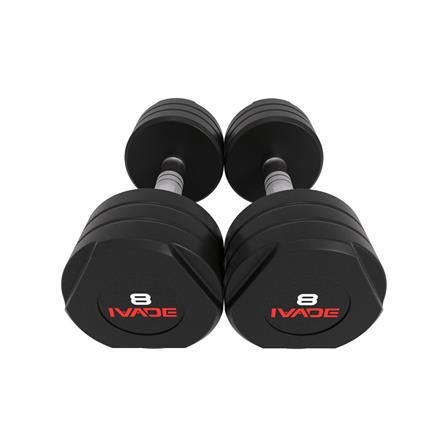 ดัมเบล STUDIO หุ้มยาง IVADE 8 กก. (แพ็ก 2 ชิ้น)_2