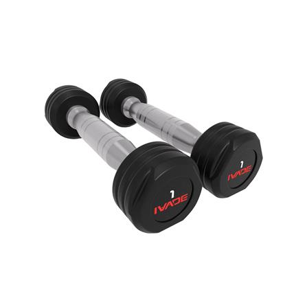 ดัมเบล STUDIO หุ้มยาง IVADE 1 กก. (แพ็ก 2 ชิ้น)_0