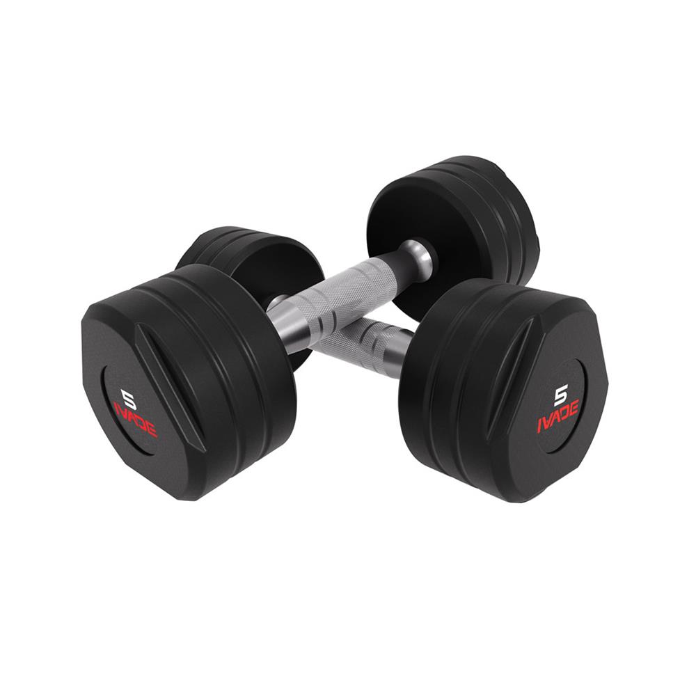 ดัมเบล STUDIO หุ้มยาง IVADE 5 กก. (แพ็ก 2 ชิ้น)
