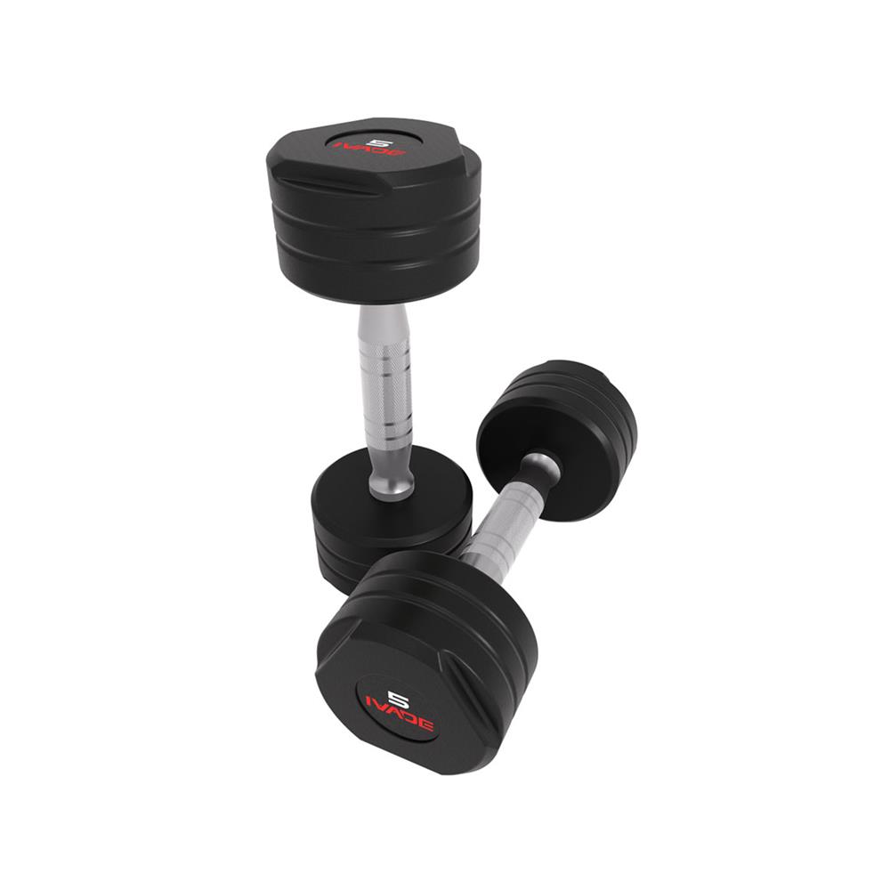 ดัมเบล STUDIO หุ้มยาง IVADE 5 กก. (แพ็ก 2 ชิ้น)
