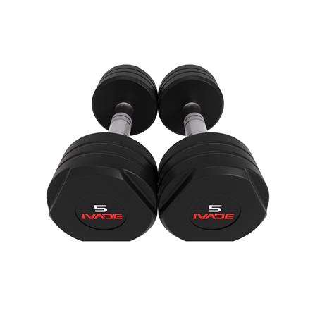 ดัมเบล STUDIO หุ้มยาง IVADE 5 กก. (แพ็ก 2 ชิ้น)_2