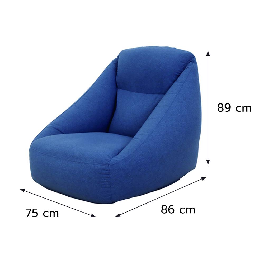 เบาะรองนั่งเป่าลม SNAZZ KAZE 34X29.5 นิ้ว สีน้ำเงิน