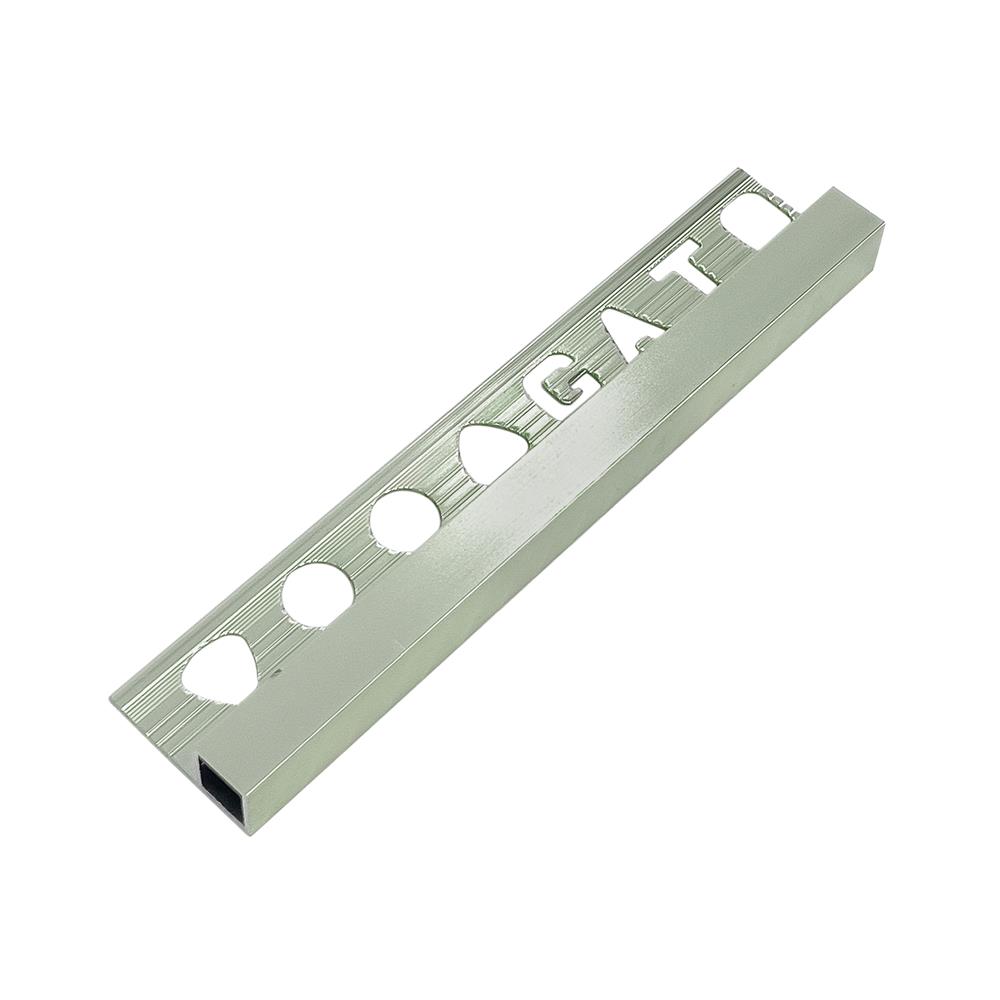 คิ้วอะลูมิเนียมแบบเหลี่ยม เกเตอร์ 12 มม. 2.1 ม. สีบรอน