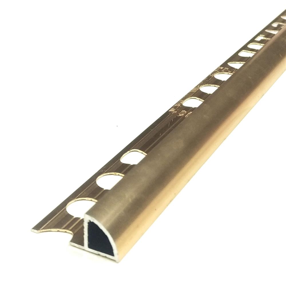 คิ้วอะลูมิเนียมแบบโค้ง เกเตอร์ 9 มม. 2.1 ม. สีโรส