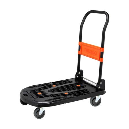 รถเข็นอเนกประสงค์พับได้ 4 ล้อ TRUSCO MPK-780 200 กก. สีดำ-ส้ม_1