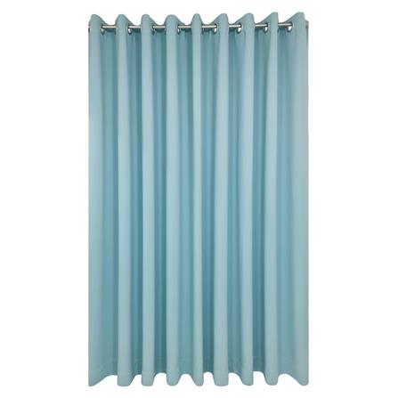 ผ้าม่าน EYELET HOME LIVING STYLE EASY UV 310X220 ซม. สีฟ้า_0