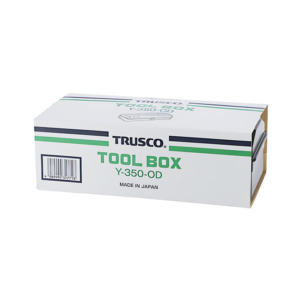 กล่องเครื่องมือเหล็ก 1 ช่อง TRUSCO Y-350OD สีเขียวขี้ม้า