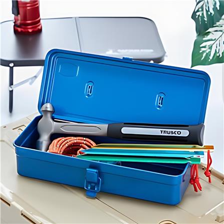 กล่องเครื่องมือเหล็ก 1 ช่อง TRUSCO T-320 สีน้ำเงิน_4