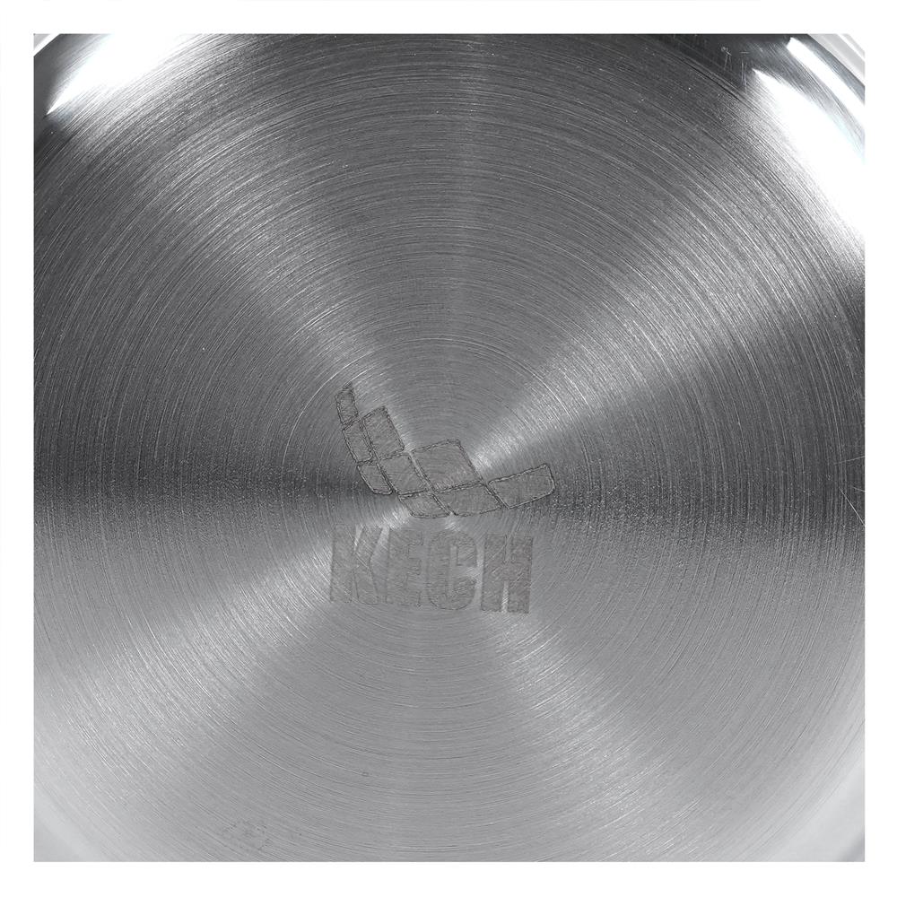 หม้อด้ามสเตนเลสพร้อมฝา 16 ซม. KECH BRAVE IH