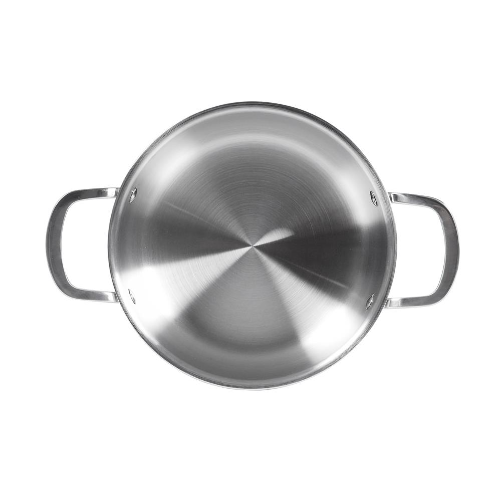 หม้อสเตนเลสพร้อมฝา 22 ซม. KECH BRAVE IH