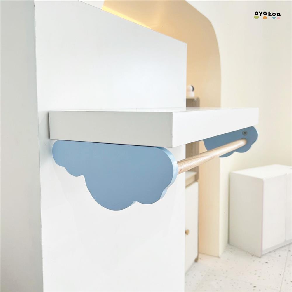 ชั้นแขวน OYAKOO MIA CLOUDY 60 ซม. สีขาว/ฟ้า