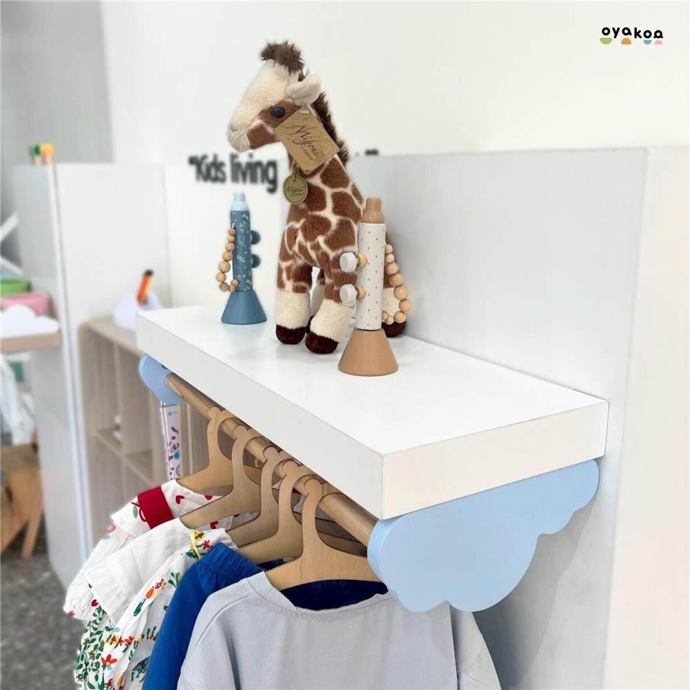 ชั้นแขวน OYAKOO MIA CLOUDY 60 ซม. สีขาว/ฟ้า