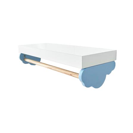 ชั้นแขวน OYAKOO MIA CLOUDY 60 ซม. สีขาว/ฟ้า_0