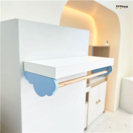 ชั้นแขวน OYAKOO MIA CLOUDY 60 ซม. สีขาว/ฟ้า_5