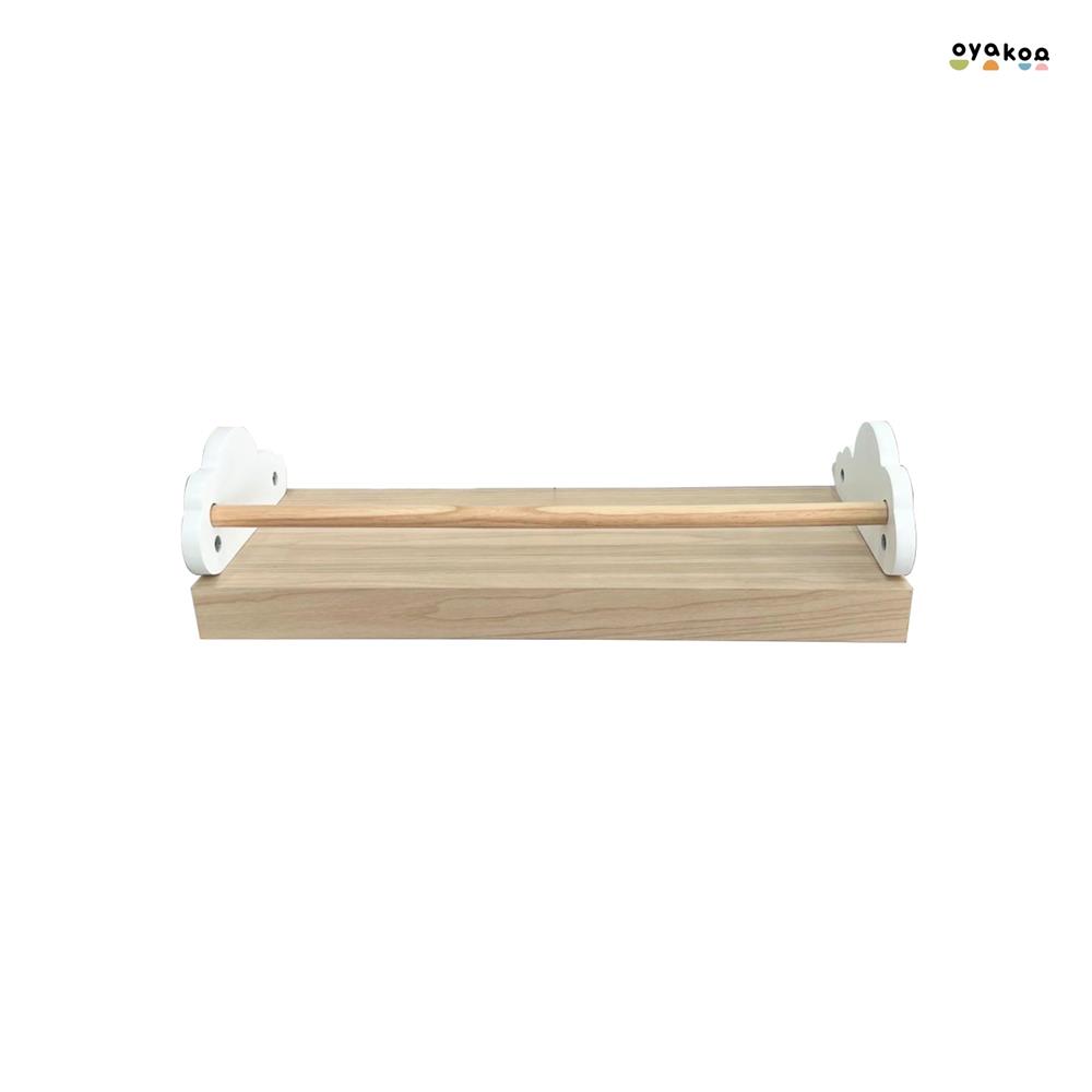ชั้นแขวน OYAKOO MIA CLOUDY 60 ซม. สีขาว/โอ๊ค